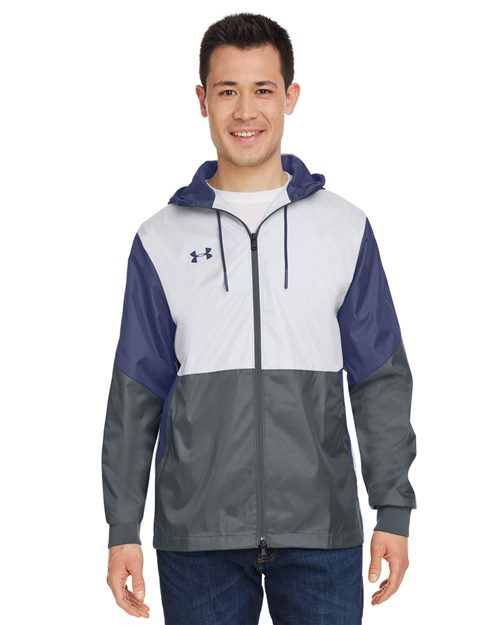 Men's Team Legacy Jacket - - 14976 118E2 1359386 3-3.9 oz AB Retail Exclusive Brands Adjustable Back to School 2025 CA CA New ab Full-Zips Get the Look - Under Armour - 1 Hooded Jackets Mens & Unisex Mesh New AB Outerwear Pockets Polyester Polyester - 100% Rain Coats S&S Deep Deals S&S Exclusive Brands School & Team Spiritwear Under Armour Visible Logos Water Resistant Windbreakers Zips