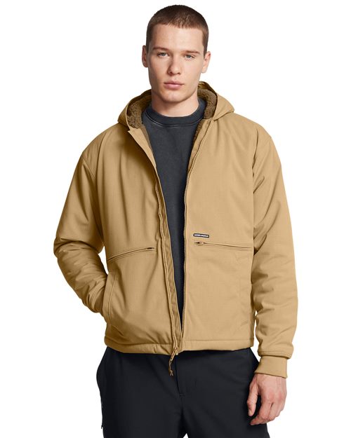 Men's Icon Fleece Jacket - - 14987 1387568 189E2 AB Retail Exclusive Brands Apparel CA New ab Explore Industrial & Workwear Explore Industrial & Workwear - Office Fleece Full-Zips Hooded Jackets Mens & Unisex New AB Outerwear Pockets Polyester Polyester - 100% S&S Exclusive Brands Sherpa UG Playbook UG Playbook - Industrial & Workwear Gifting UG Playbook Industrial & Workwear Under Armour Water Resistant Waterproof Windbreakers Workwear Zips