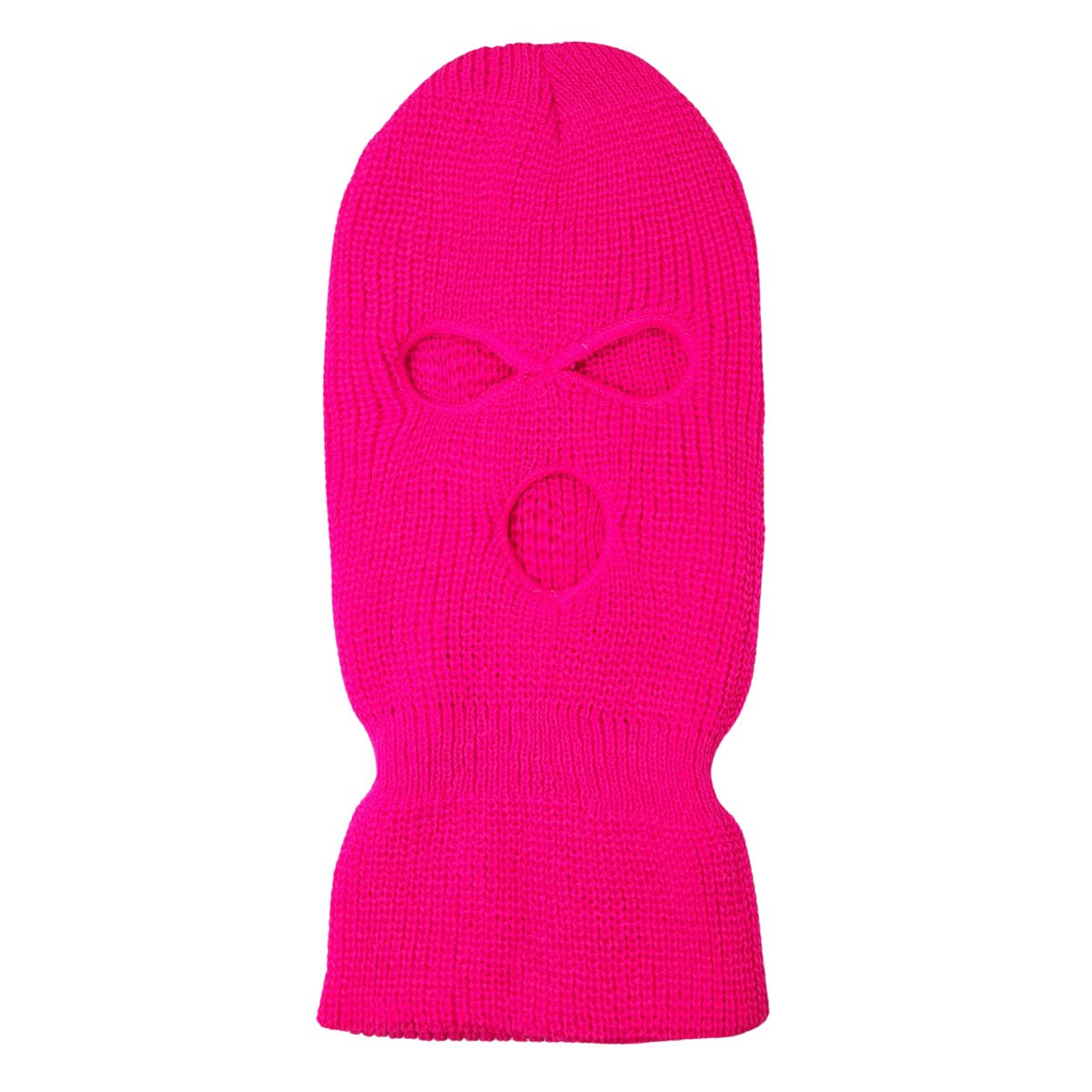 3 Hole Balaclava - JF3, Multi-Coloured Hot Pink OSFA