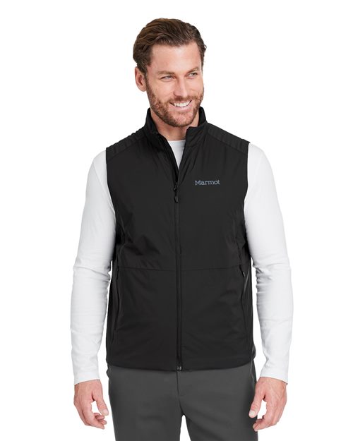 Men's Novus LT Insulated Vest - - 15526 703D1 Activewear CA New ab Full-Zips M15535 Marmot Mens & Unisex New AB Nylon Outerwear Packables Pockets Recycled Talls Vests Visible Logos Water Resistant Zips