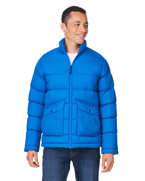 Men's Inspire Puffer Jacket - - 15632 312A7 AB Exclusive Brands CA New ab CE720 CORE365 Explore Corporate Explore Corporate Gifting & Incentives Explore Corporate Gifting - Splurge Full-Zips Jackets Long Sleeves Mens & Unisex New AB Nylon Outerwear Pockets Puffers S&S Exclusive Brands Water Resistant Zips
