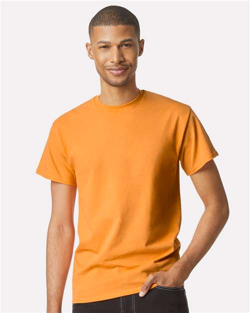 Gildan 5000, Unisex Heavy Cotton T-shirt, Tangerine