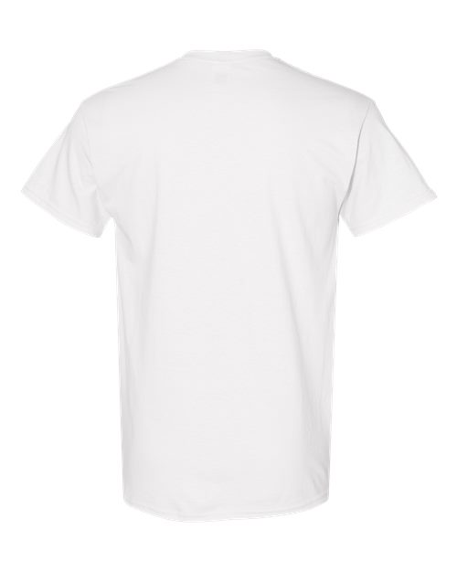 Gildan 5000, Unisex Heavy Cotton T-shirt, White