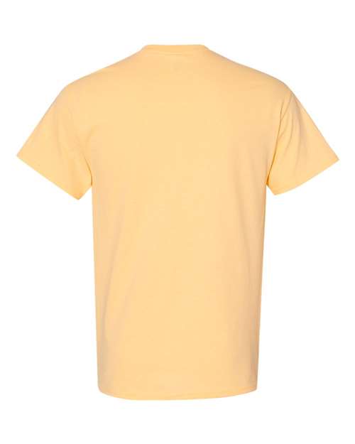 Gildan 5000, Unisex Heavy Cotton T-shirt, Yellow Haze