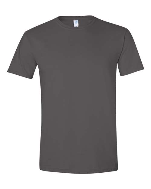 Softstyle Ring-Spun T-Shirt | Comfortable | Unisex - 64000 Charcoal casual comfortable cotton everyday wear Polyester printable ring-spun softstyle t-shirt T-Shirts - Core unisex