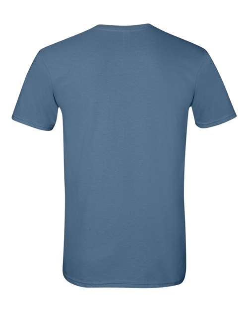 Gildan 64000, Unisex Softstyle T-shirt, Indigo Blue