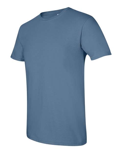 Gildan 64000, Unisex Softstyle T-shirt, Indigo Blue