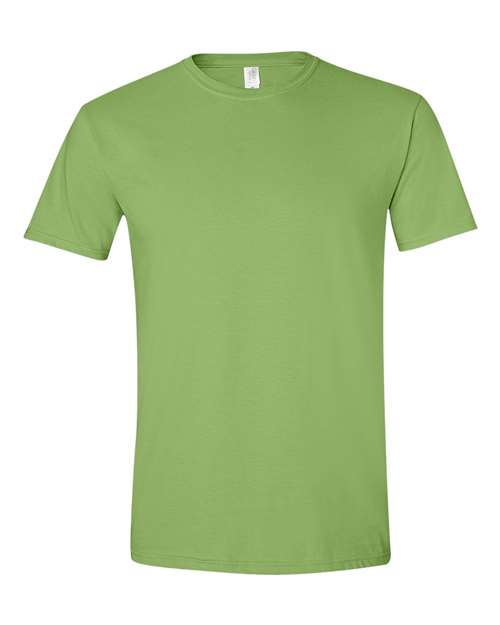 Softstyle Ring-Spun T-Shirt | Comfortable | Unisex - 64000 Kiwi casual comfortable cotton everyday wear Polyester printable ring-spun softstyle t-shirt T-Shirts - Core unisex