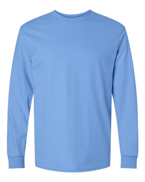 Gildan 2400, Unisex Ultra Cotton Long Sleeve T-shirt, Carolina Blue