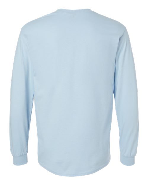Gildan 2400, Unisex Ultra Cotton Long Sleeve T-shirt, Light Blue