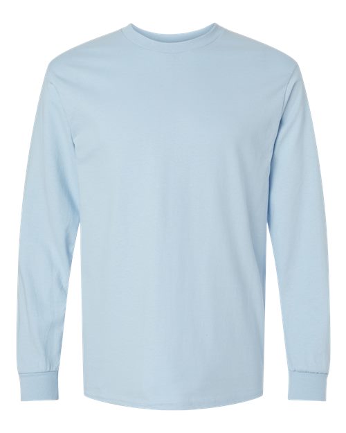 Gildan 2400, Unisex Ultra Cotton Long Sleeve T-shirt, Light Blue