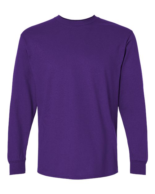Gildan 2400, Unisex Ultra Cotton Long Sleeve T-shirt, Purple