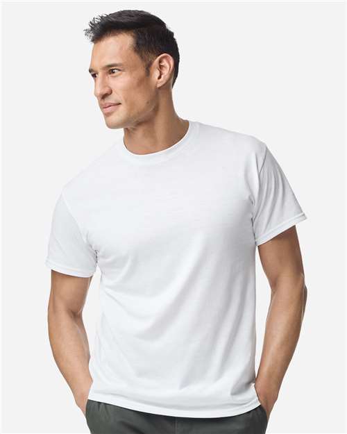 Gildan 8000, Unisex Dryblend T-shirt, White