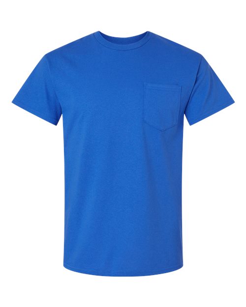 Gildan 2300, Unisex Ultra Cotton Pocket T-shirt, Royal