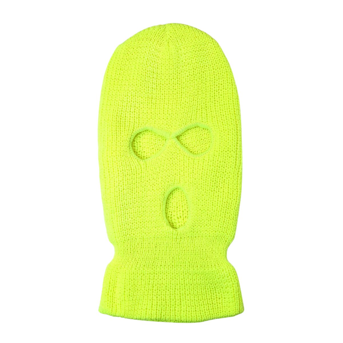 3 Hole Balaclava - JF3, Multi-Coloured Neon Yellow OSFA