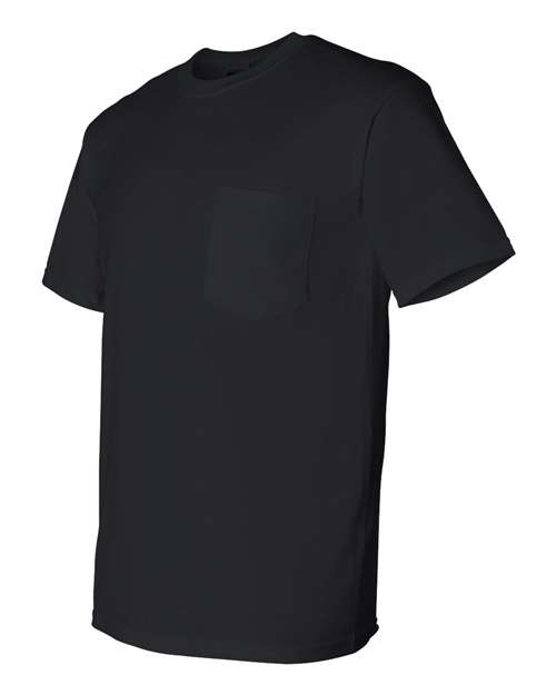 Gildan 8300, Unisex Dryblend Pocket T-shirt, Black