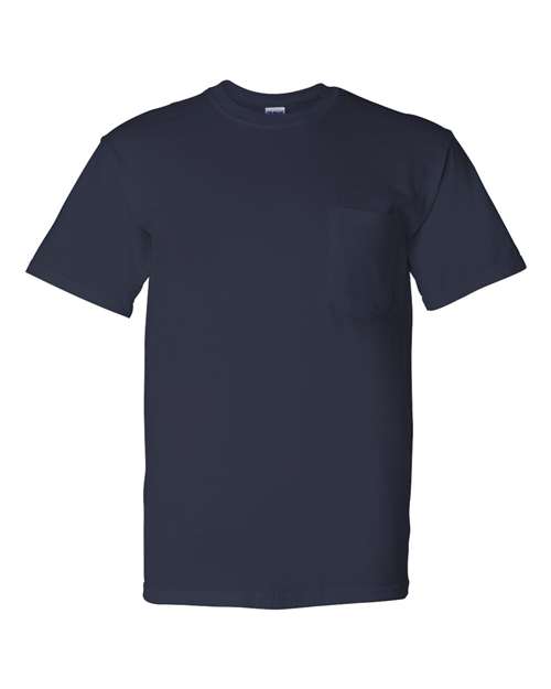 Gildan 8300, Unisex Dryblend Pocket T-shirt, Navy