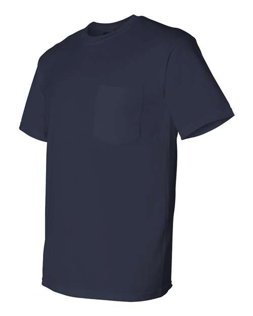 Gildan 8300, Unisex Dryblend Pocket T-shirt, Navy