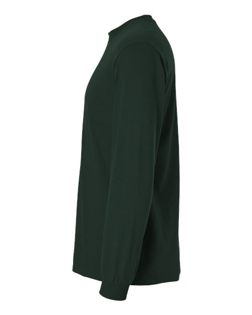 Gildan 8400, Unisex Dryblend 50/50 Long Sleeve T-shirt, Forest Green