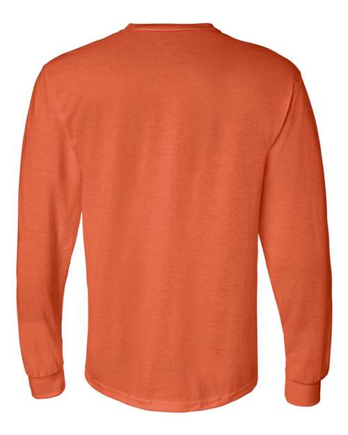 Gildan 8400, Unisex Dryblend 50/50 Long Sleeve T-shirt, Orange