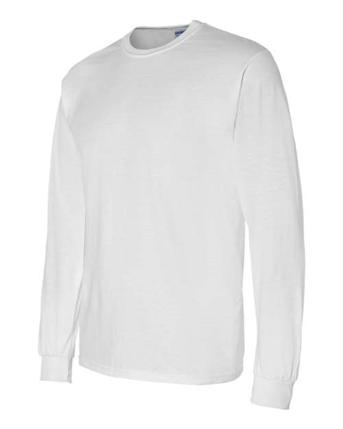 Gildan 8400, Unisex Dryblend 50/50 Long Sleeve T-shirt, White