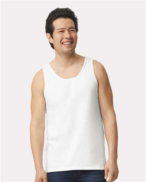 Gildan 2200, Unisex Ultra Cotton Tank Top, White