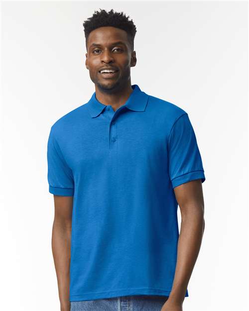 Gildan 8800 Unisex DryBlend® Jersey Polo Royal Cotton Cotton-Poly Blend Jersey Midweight Moisture-Wicking Polos Polos & Knits Polyester Regular Fit Sport / Athletic Tear-Away Label Tops Womens Womens Tops