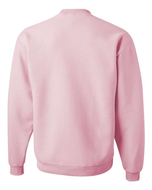 JERZEES 562MR, Unisex Nublend Crewneck Sweatshirt, Classic Pink
