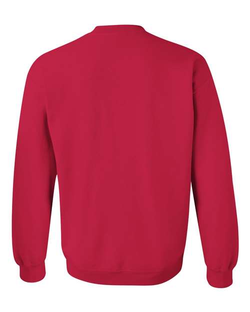 Gildan 18000, Unisex Heavy Blend Crewneck Sweatshirt, Cherry Red