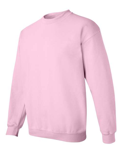 Gildan 18000, Unisex Heavy Blend Crewneck Sweatshirt, Light Pink