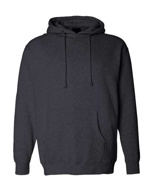 Independent Trading Co. IND4000, Unisex Heavyweight Hooded Sweatshirt, Charcoal Heather