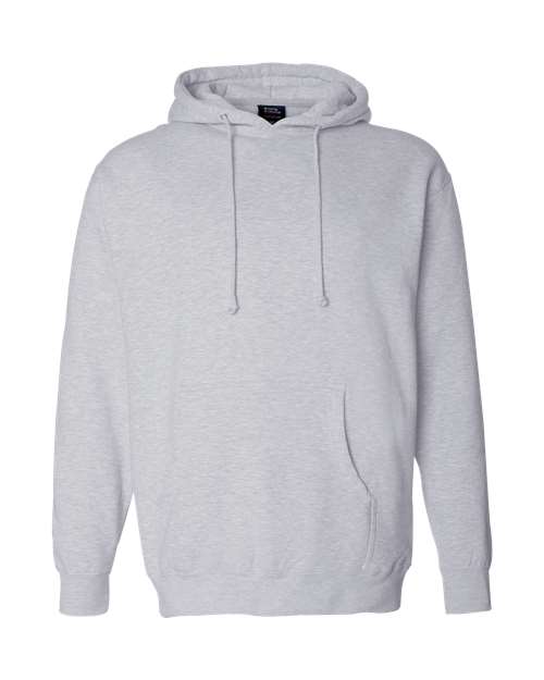 Independent Trading Co. IND4000, Unisex Heavyweight Hooded Sweatshirt, Grey Heather