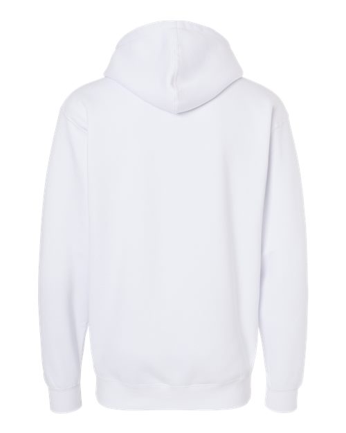 Independent Trading Co. IND4000, Unisex Heavyweight Hooded Sweatshirt, White