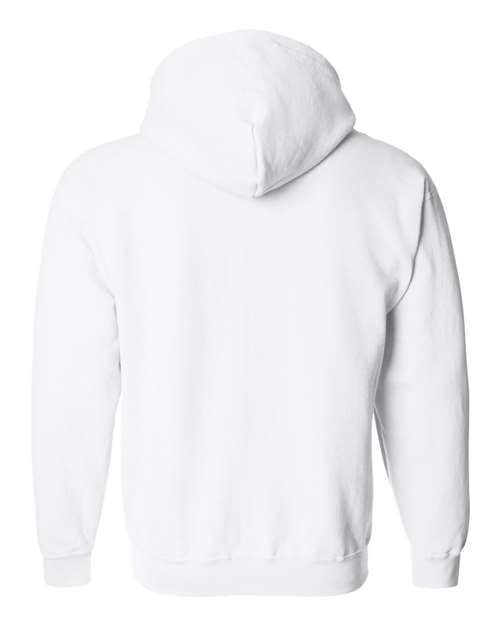 Gildan 18600, Unisex Heavy Blend Full-zip Hooded Sweatshirt, White