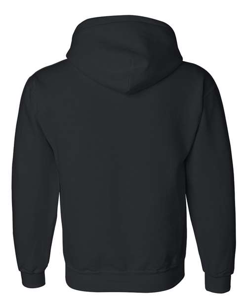 Gildan 12500, Unisex Dryblend Hooded Sweatshirt, Black
