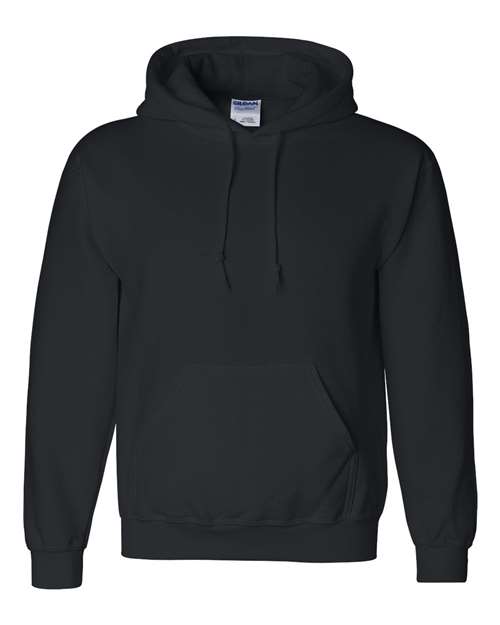 Gildan 12500, Unisex Dryblend Hooded Sweatshirt, Black
