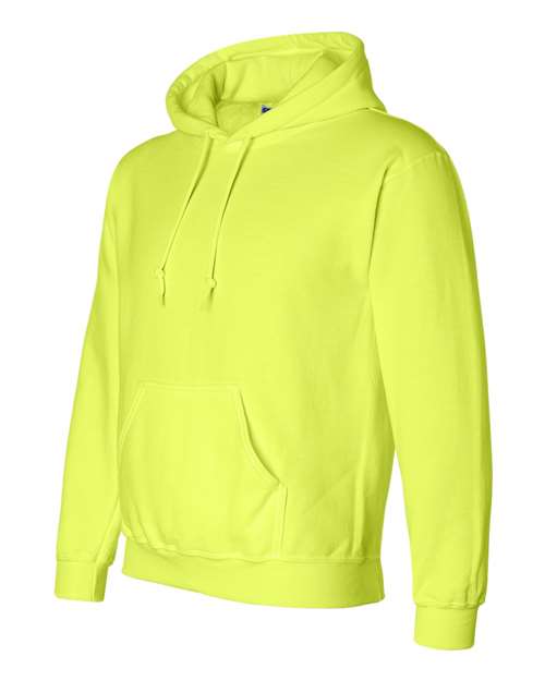 Gildan 12500, Unisex Dryblend Hooded Sweatshirt, Safety Green
