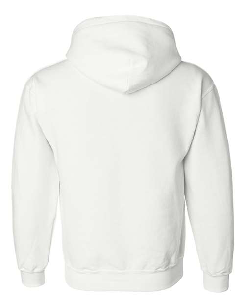 Gildan 12500, Unisex Dryblend Hooded Sweatshirt, White