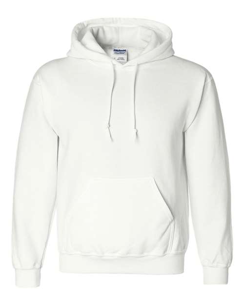 Gildan 12500, Unisex Dryblend Hooded Sweatshirt, White