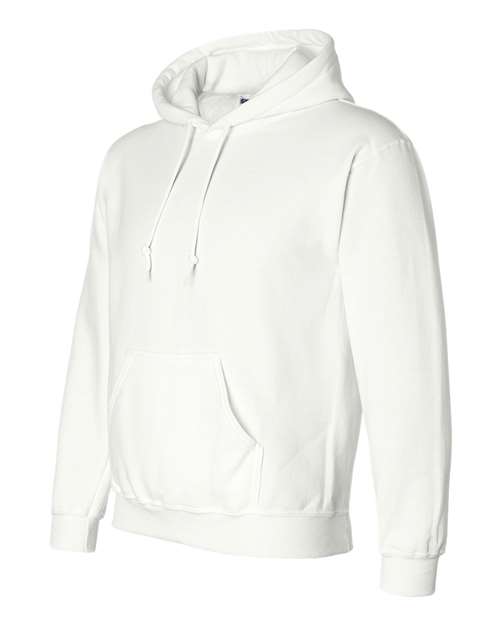 Gildan 12500, Unisex Dryblend Hooded Sweatshirt, White