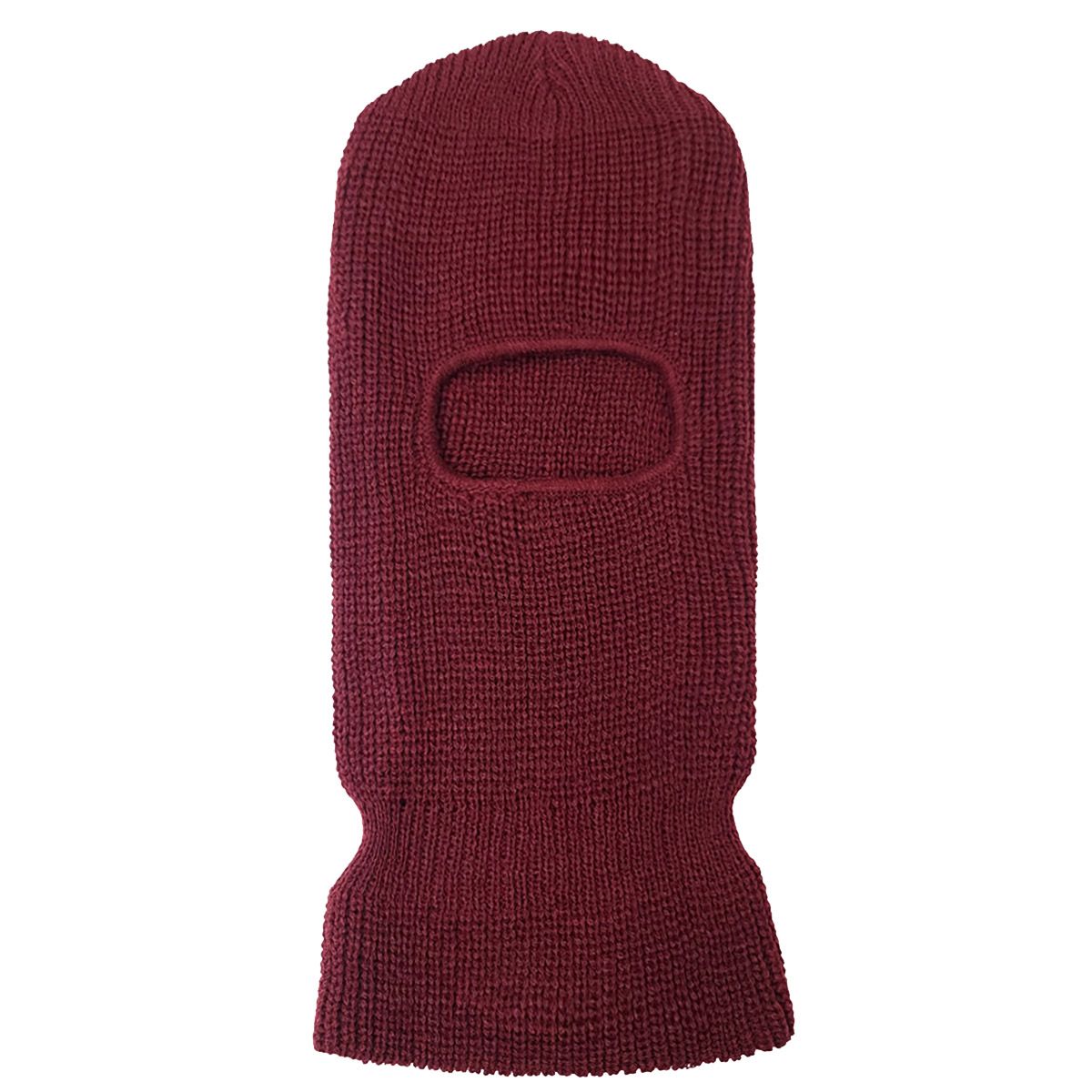 1 Hole Balaclava - JF1, Multi-Coloured Burgundy OSFA