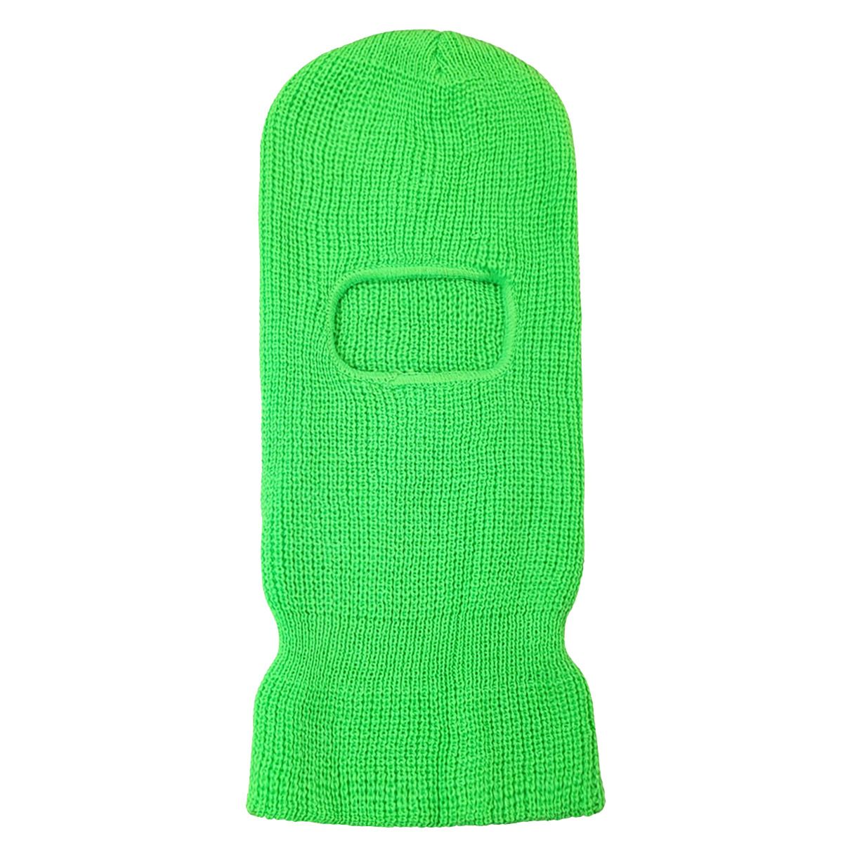 1 Hole Balaclava - JF1, Multi-Coloured Neon Lime OSFA