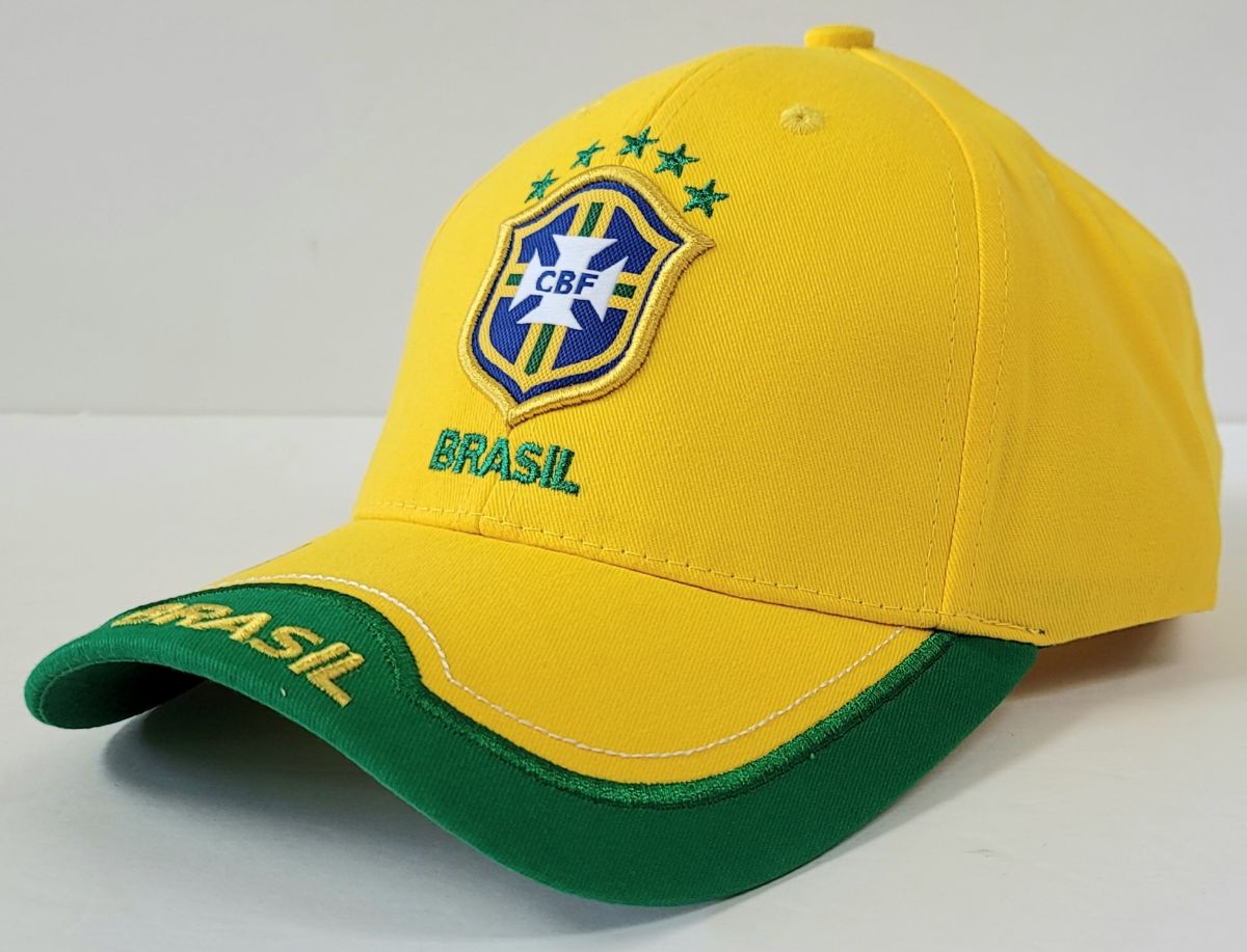 Soccer National Team Logo cap - BRASIL, OSFA, SNTBRS Sports team