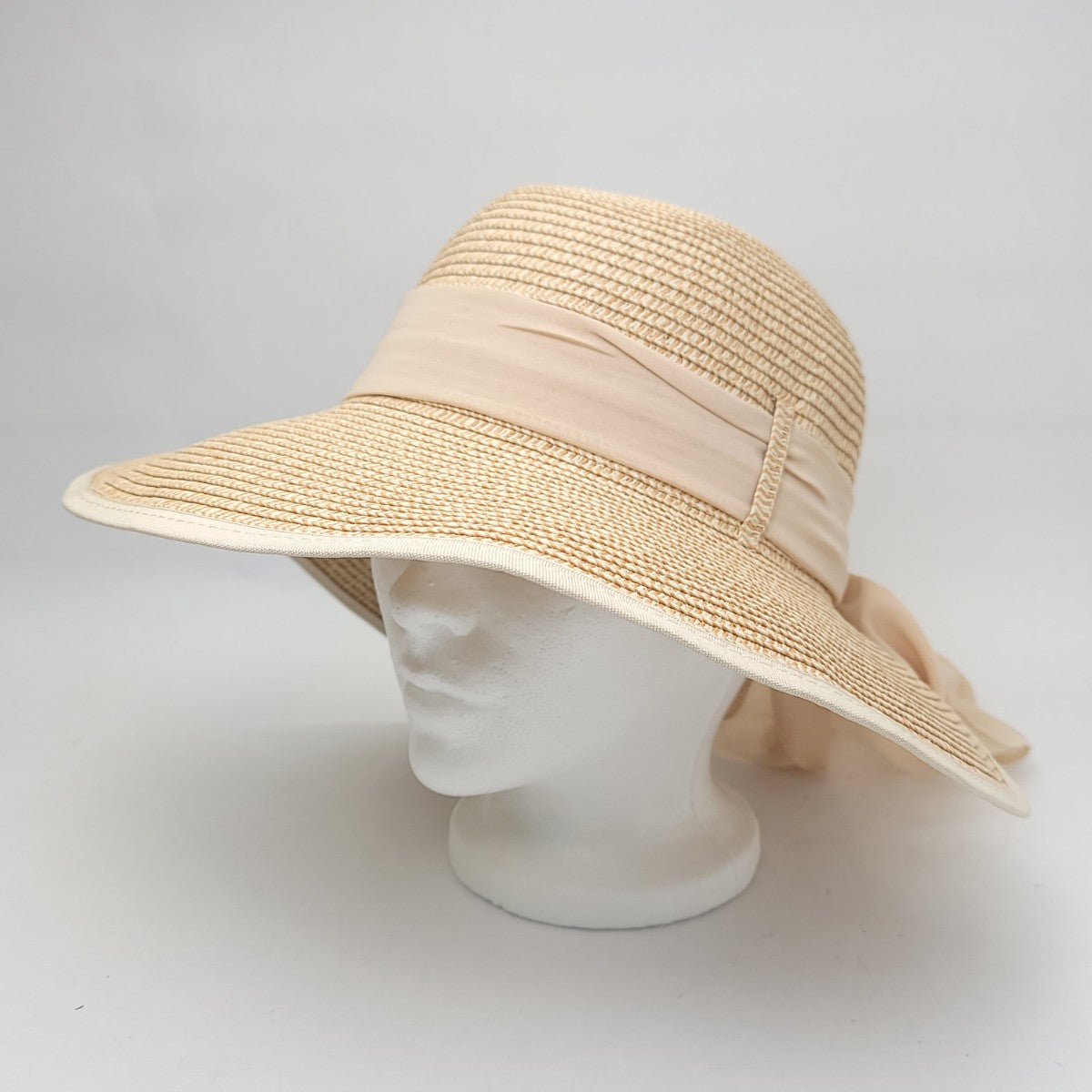 Floppy Hat - Bowknot, Multi-Coloured, Adjustable Natural OSFA Bucket Hats Summer Summer Hat