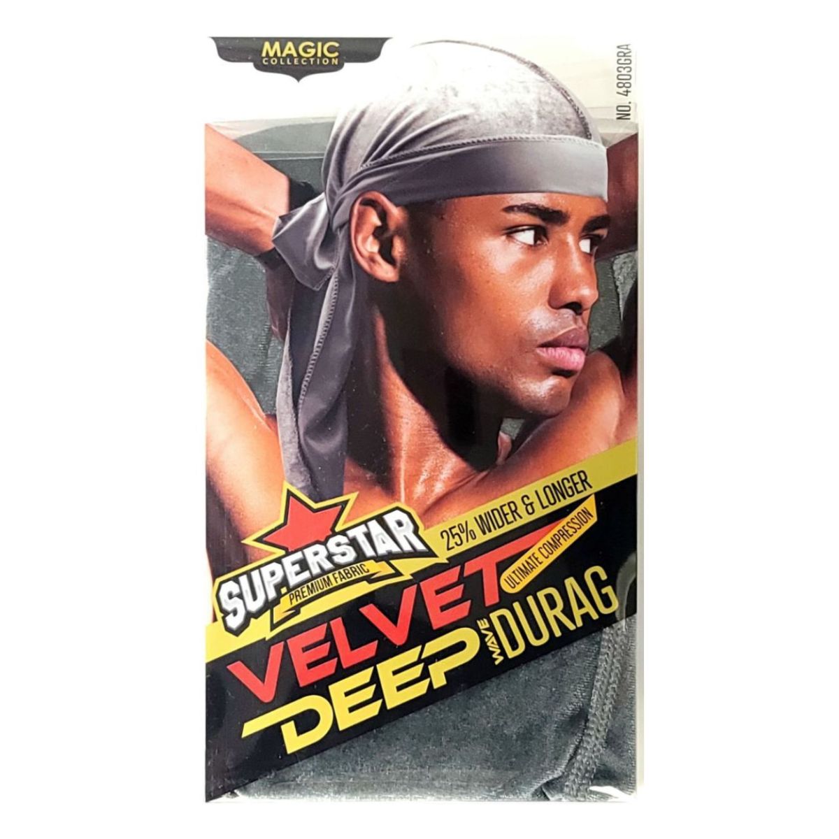 Durag - Premium Velvet, Multi-Coloured, One Size Grey Accessories