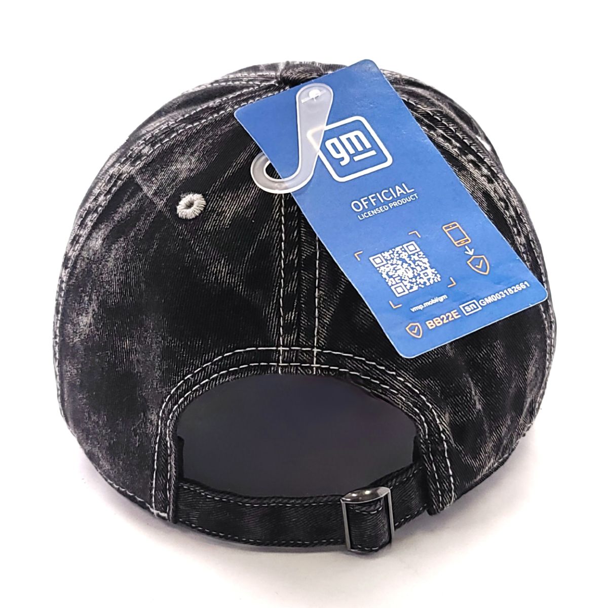 Auto Cap - Chevy CAMARO, Distressed Black, Adjustable Ford