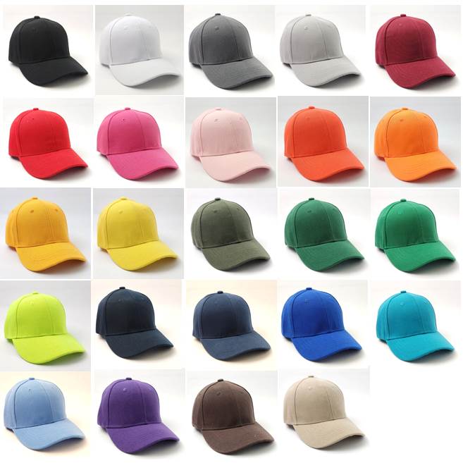 Plain Classic Cap - Solid Colours, One Size Best Cap Classic Plain Seller