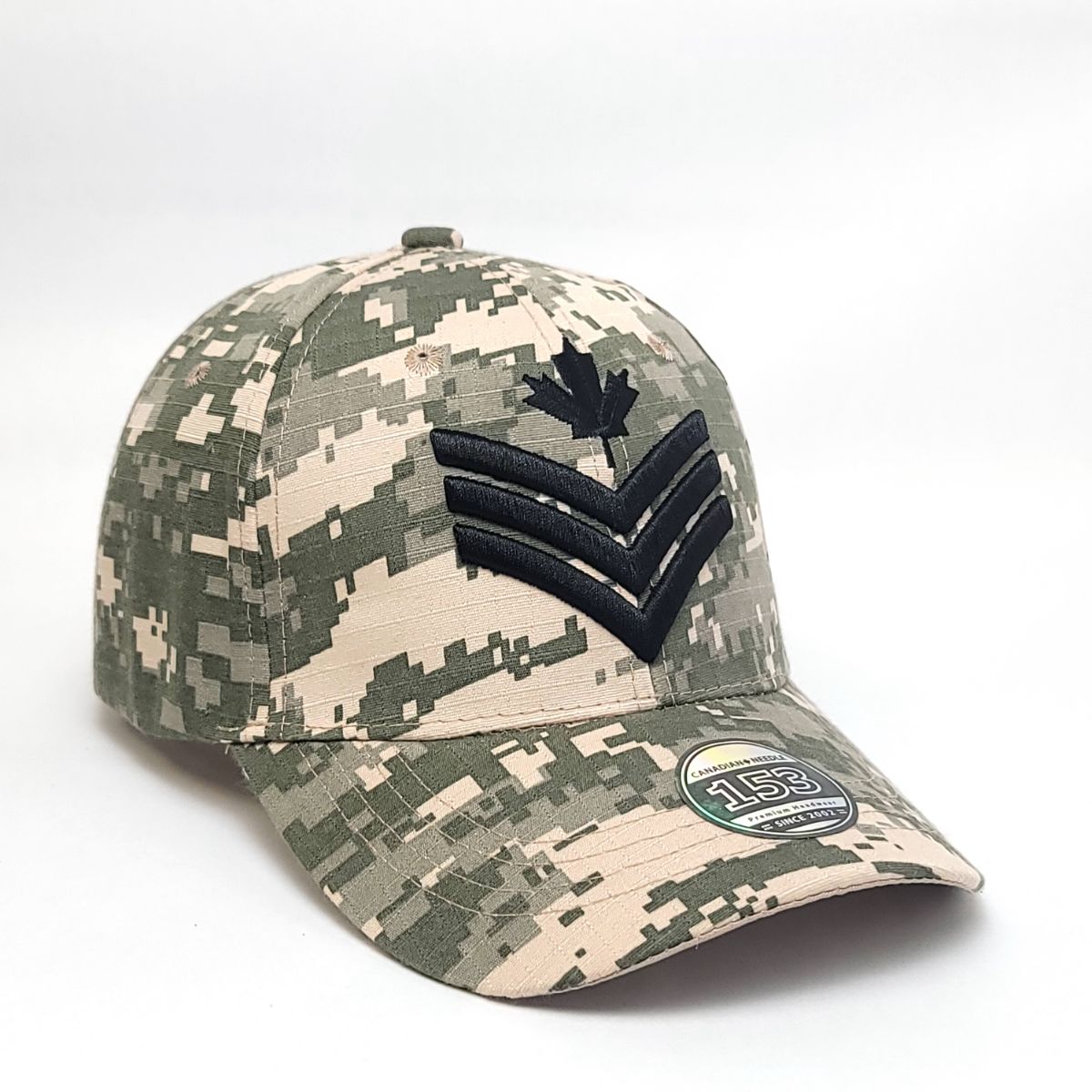 Sergeant Cap - Classic Baseball Cap with 3D Logo, Multi-Coloured Canada Cap Sergeant