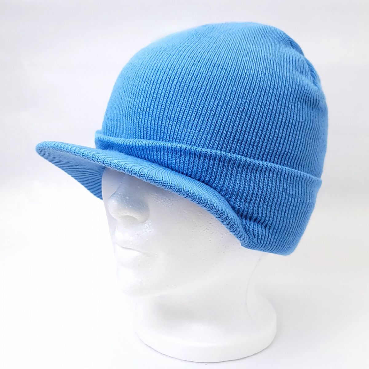 Plain Visor Toque Sky Blue OSFA Dozen Special