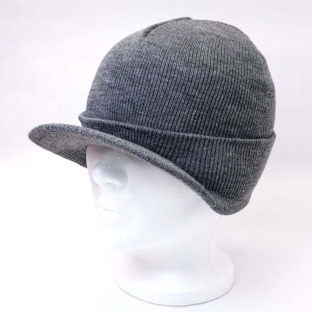 Plain Visor Toque Dark Grey OSFA Dozen Special